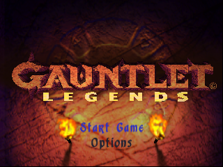 Gauntlet Legends title screen for Nintendo 64